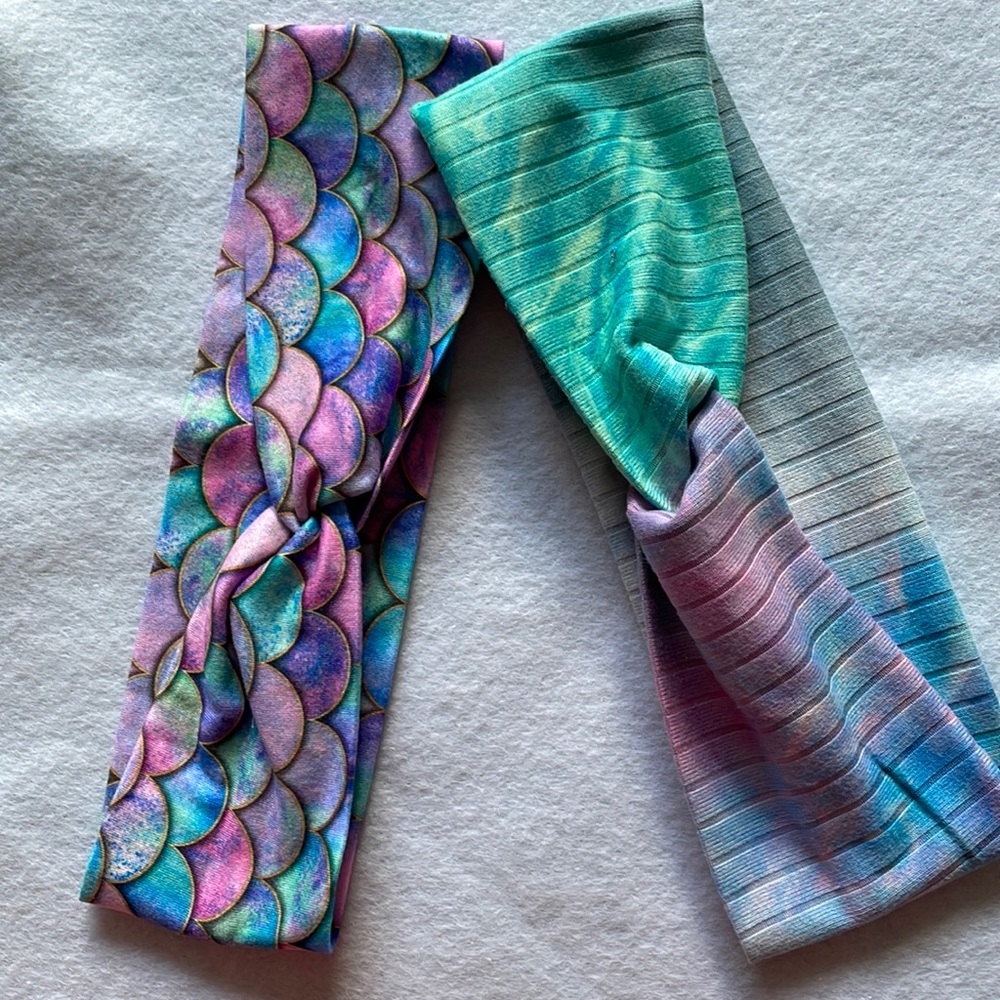 Front twist Handmade Headbands Set of Two